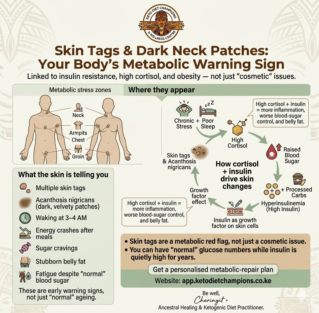 Skin tags: your body’s loud whisper about hidden metabolic stress